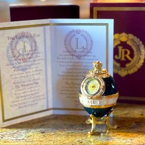 Joan Rivers “The Timepiece Egg” with clock